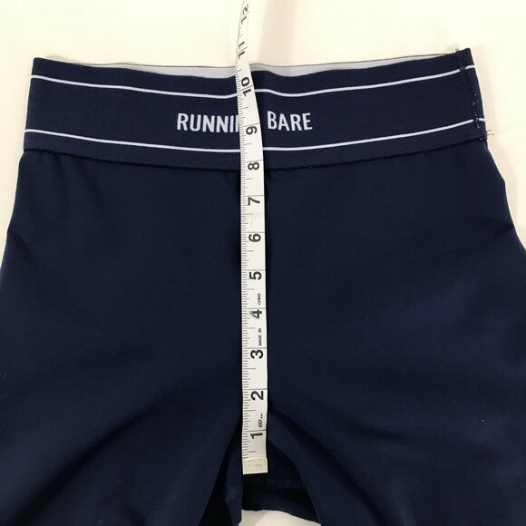 Running Bare Say My Name Crop Legging Women's Size 4/6 Blue High Rise Active Gym - Picture 5 of 8